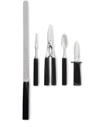 Brunello Cucinelli Crudités-Besteck (5er-Set Schwarz