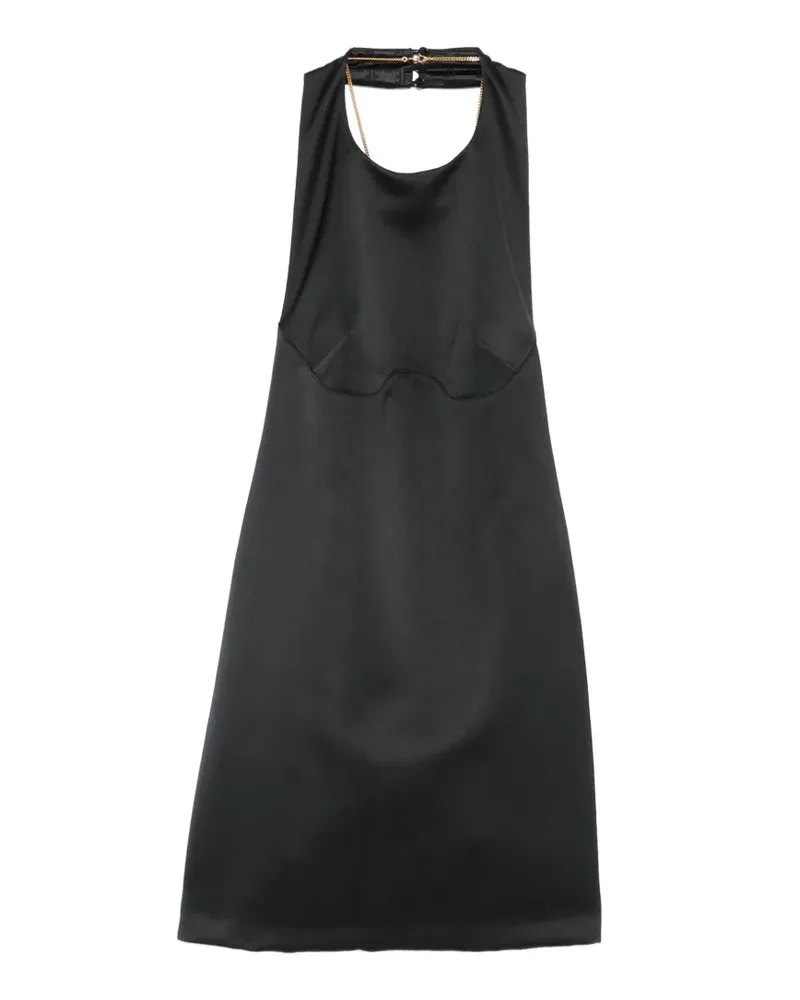 Elisabetta Franchi halterneck mini dress - Schwarz Schwarz