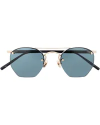 MATSUDA Rahmenlose Sonnenbrille Blau