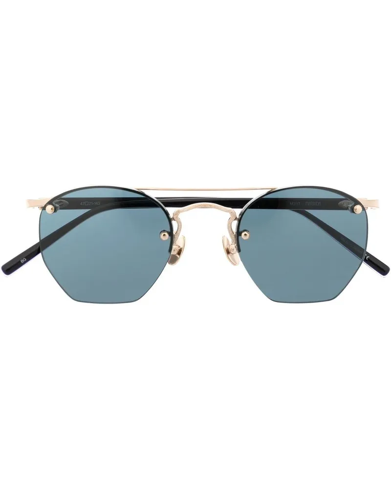 MATSUDA Rahmenlose Sonnenbrille - Blau Blau