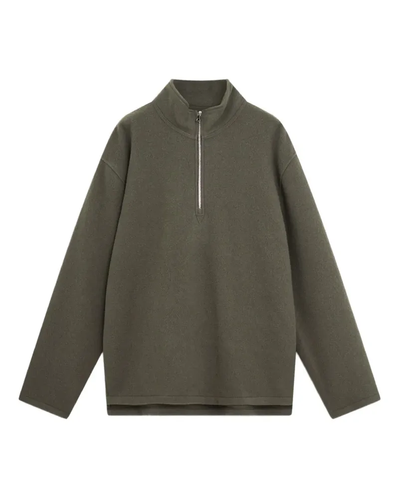 Rier Sweatshirt mit Reißverschluss - Grün Grün