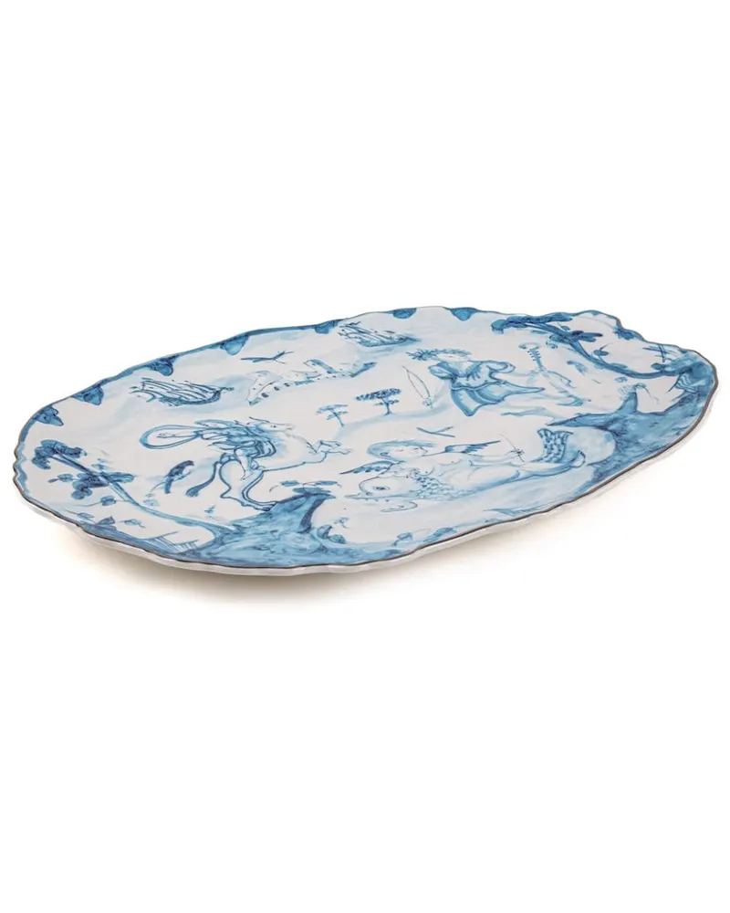 Seletti Classics Porzellanschale - Blau Blau