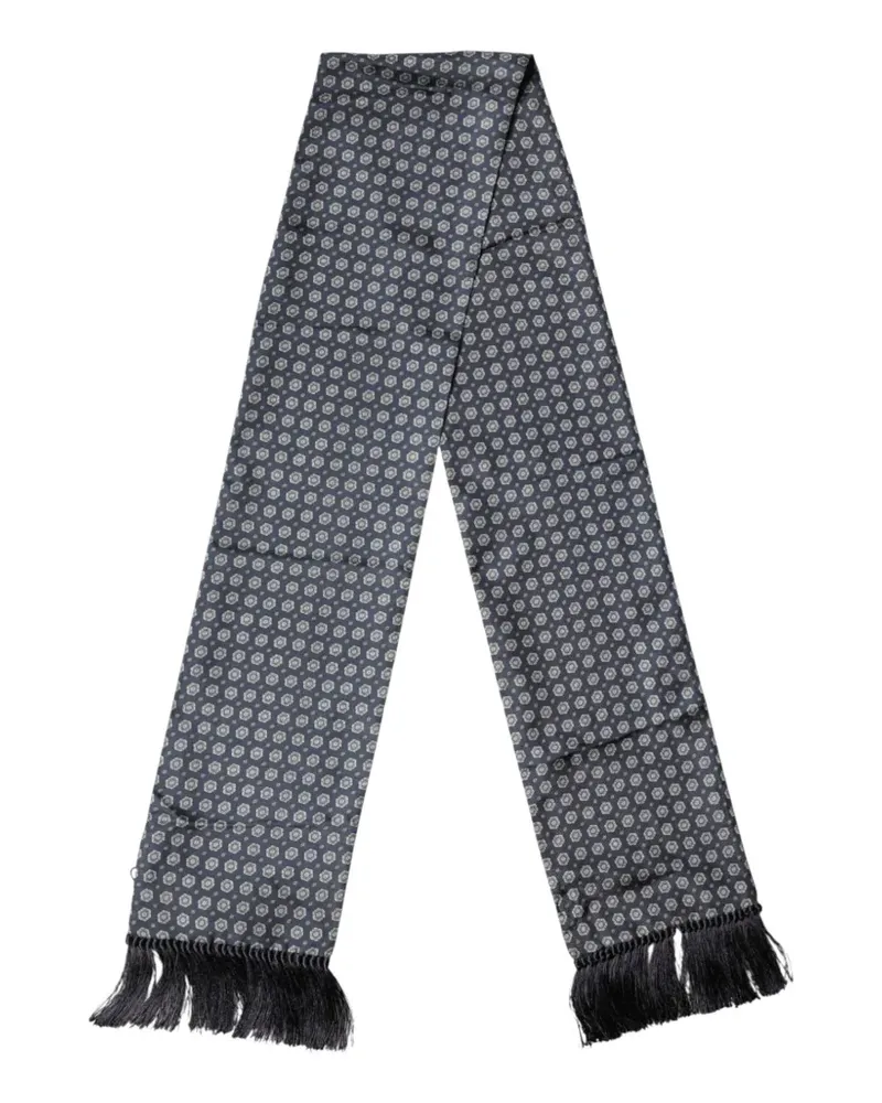 Dolce & Gabbana Schal mit geometrischem Muster - Blau Blau