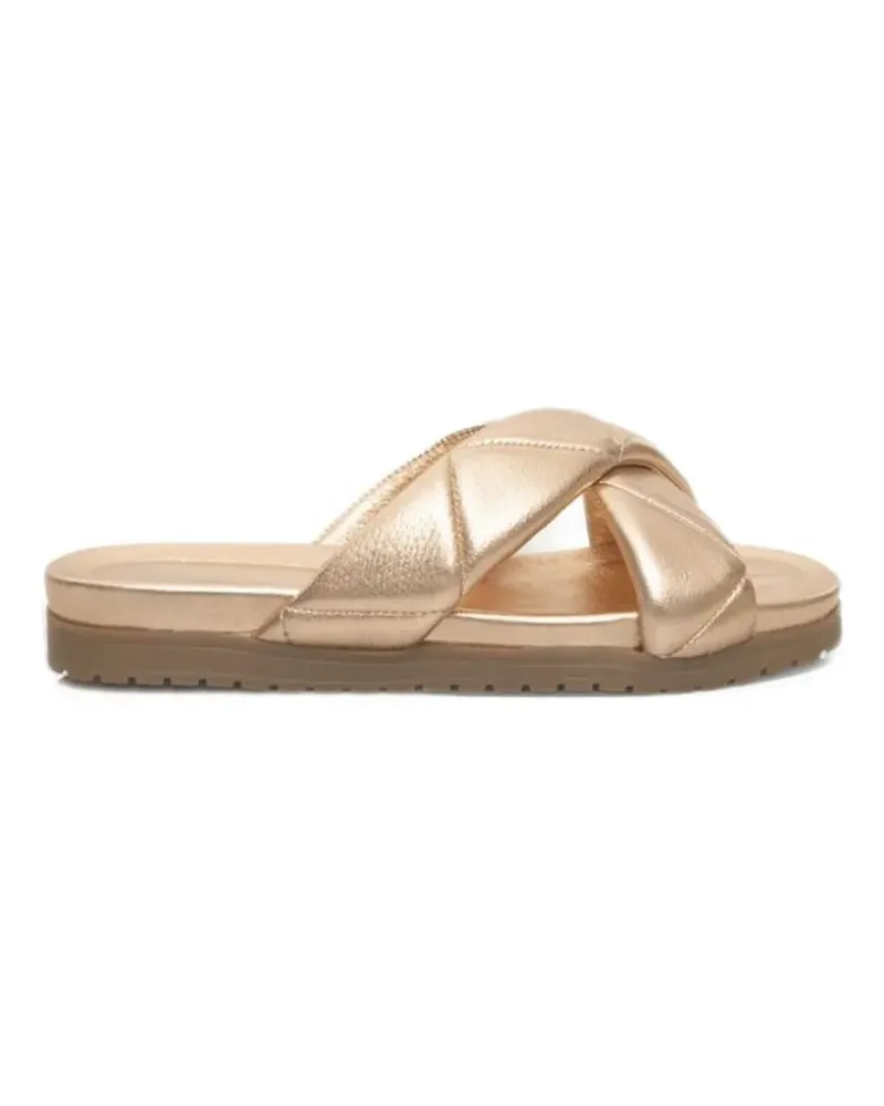 Cerruti 1881 Sandalen mit überkreuzten Riemen - Gold Gold
