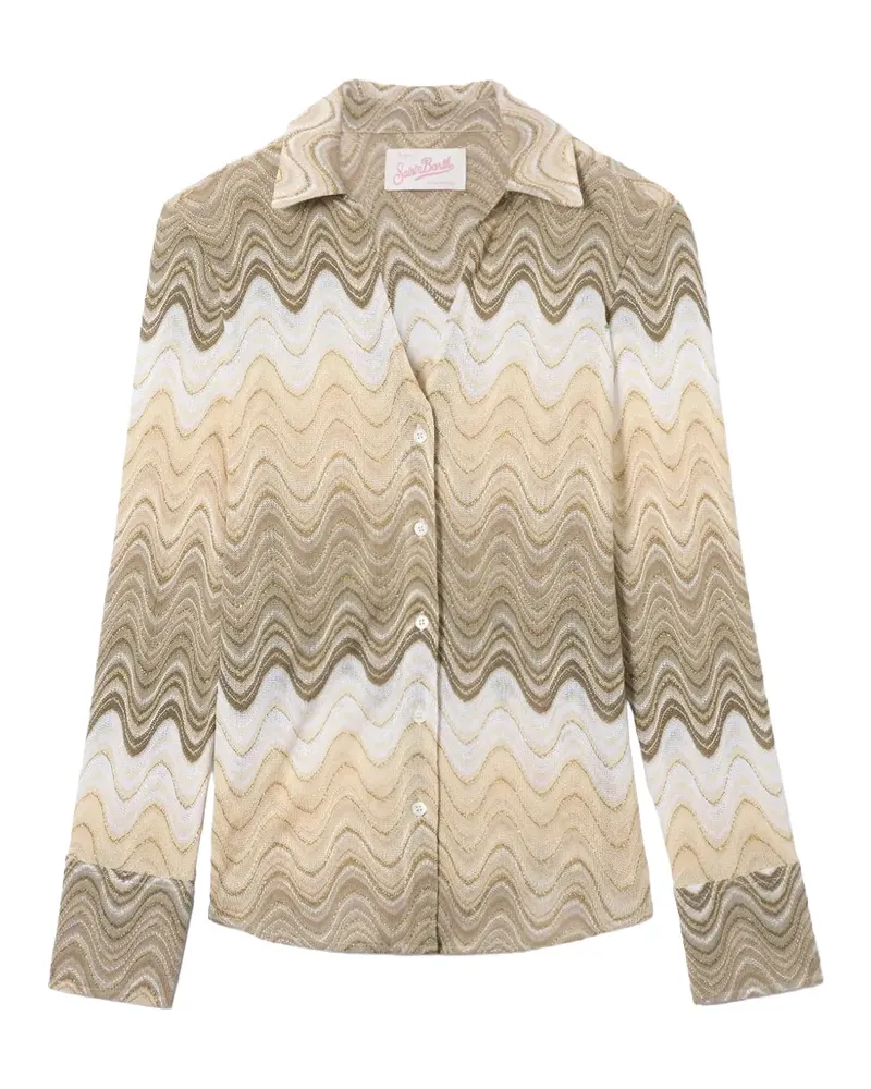 MC2 Saint Barth Joys degradé raschel shirt - Nude Nude