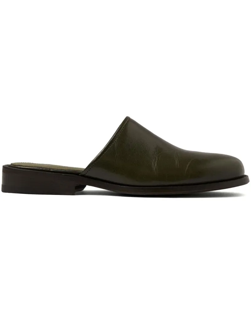 Christophe Lemaire Mules mit eckiger Kappe - Braun Braun