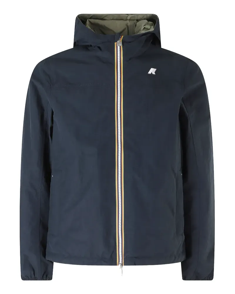 K-Way reversible hooded jacket - Blau Blau