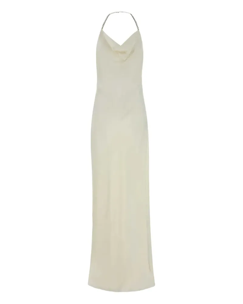 Stella McCartney chain-neck maxi dress - Nude Nude