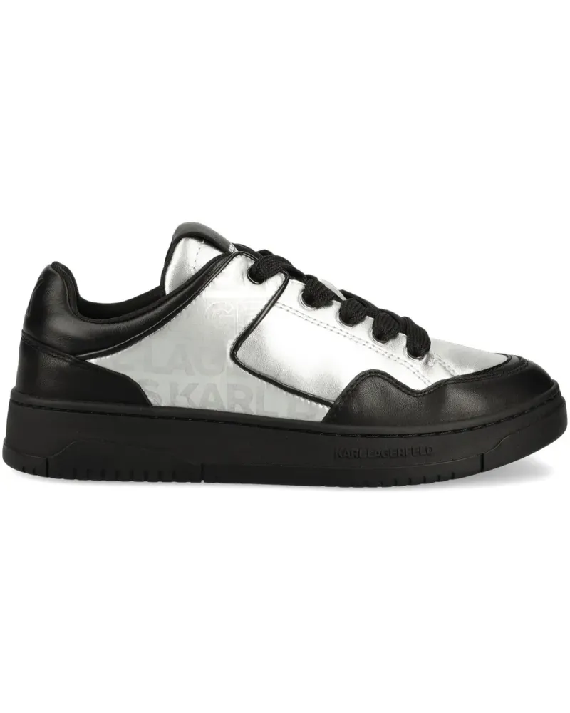 Karl Lagerfeld Sneakers mit Jacquard-Logo - Silber Silber
