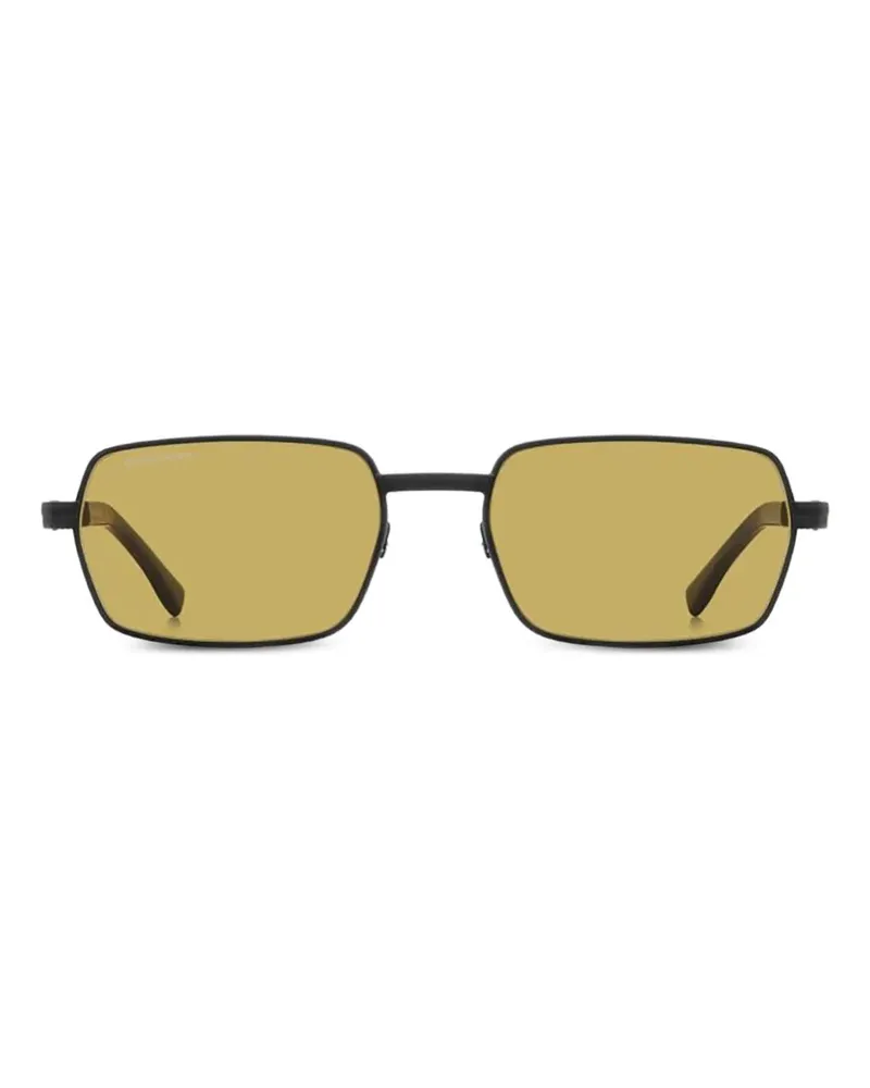 Dsquared2 Sonnenbrille mit eckigem Gestell - Schwarz Schwarz