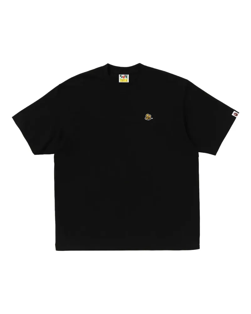BAPE T-Shirt mit Logo-Print - Schwarz Schwarz