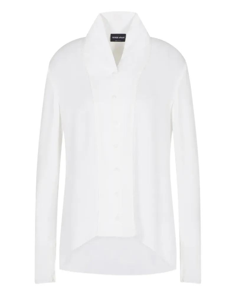 Giorgio Armani Klassische Bluse - Weiß Weiß