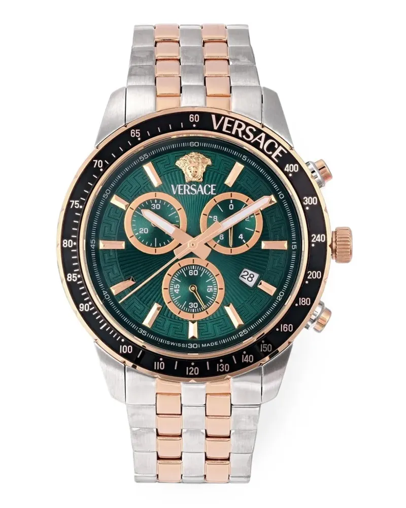 Versace Greca chrono 44mm watch - Grün Grün