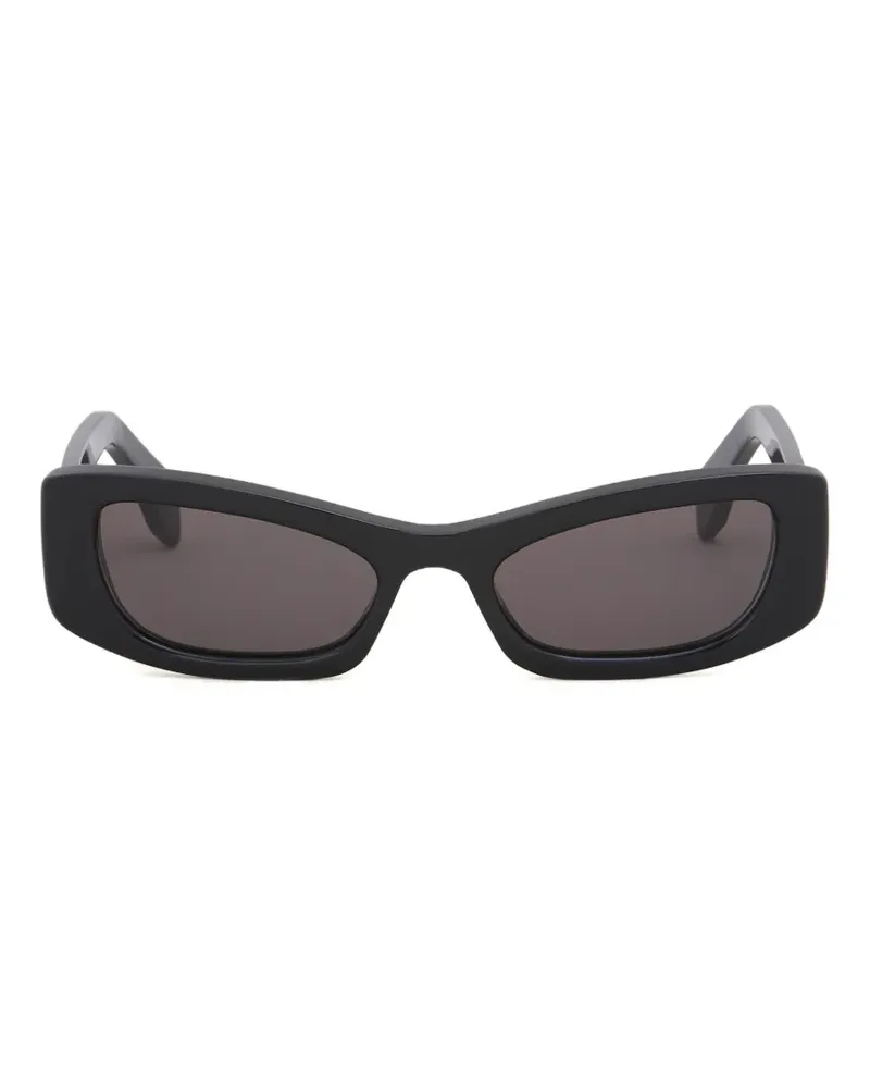 Marni Eckige Nyami Butterfly Sonnenbrille - Schwarz Schwarz