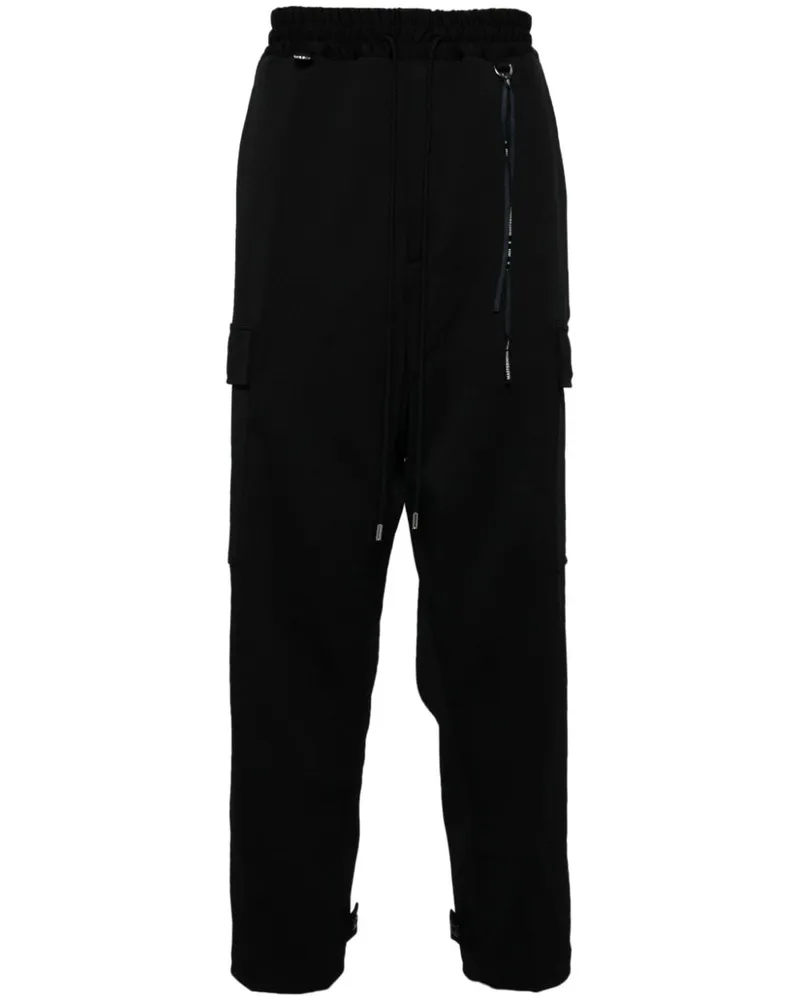 Mastermind World Cargohose aus Jersey - Schwarz Schwarz