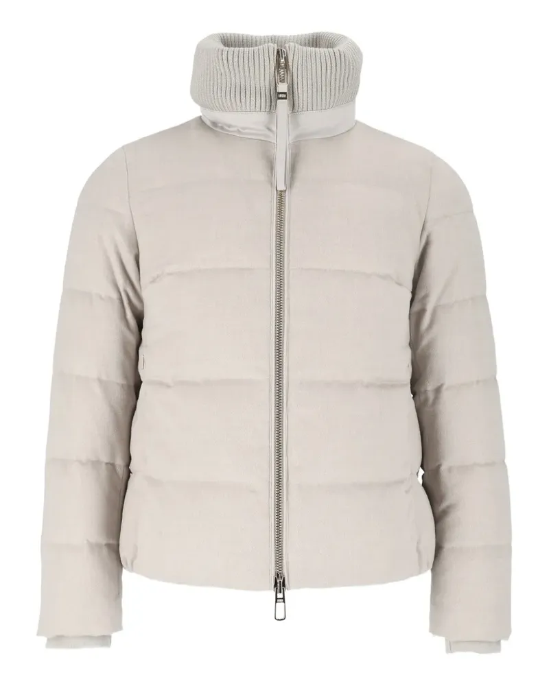 DUNO padded high-neck jacket - Nude Nude