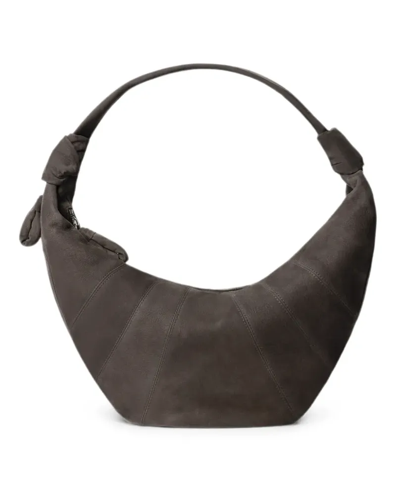 Christophe Lemaire Fortune Croissant Tasche aus Alpaka-Nubukleder - Braun Braun