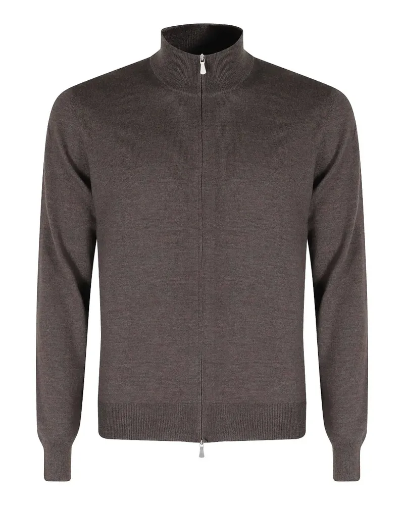 Tagliatore zip-up knitted cardigan - Braun Braun