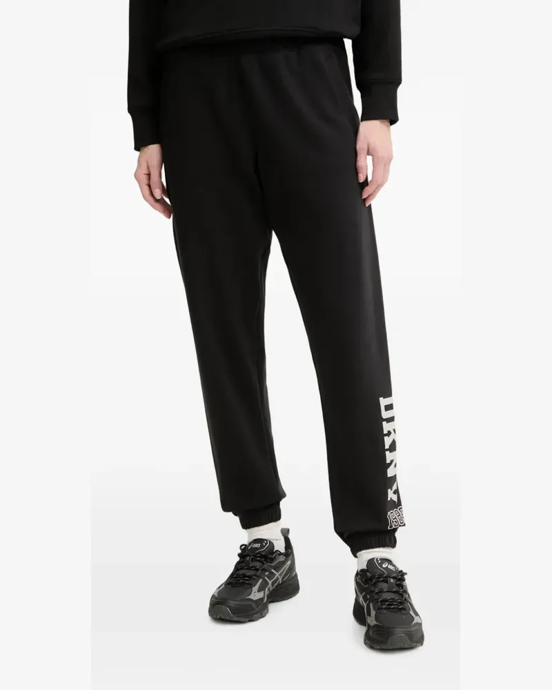 DKNY logo-print track pants - Schwarz Schwarz