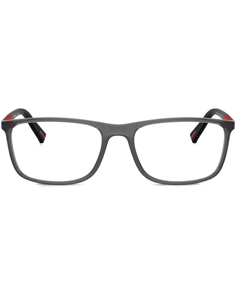 Prada PS 03QV Brille mit eckigem Gestell - Grau Grau