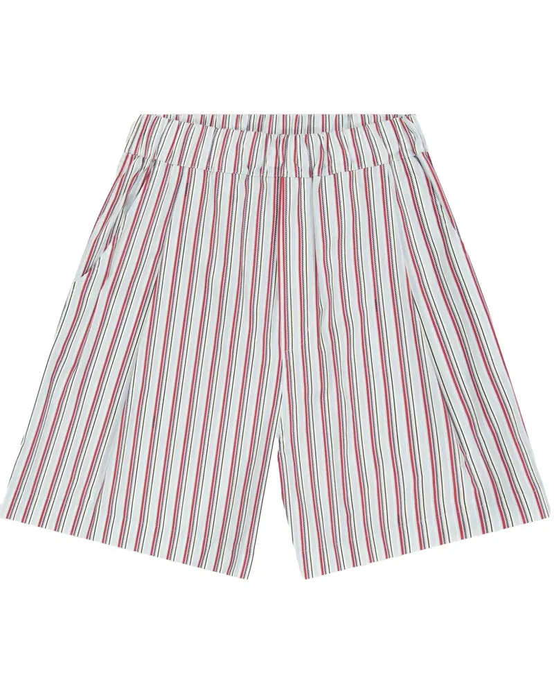 Laneus Bermudas mit weitem Bein - Blau Blau