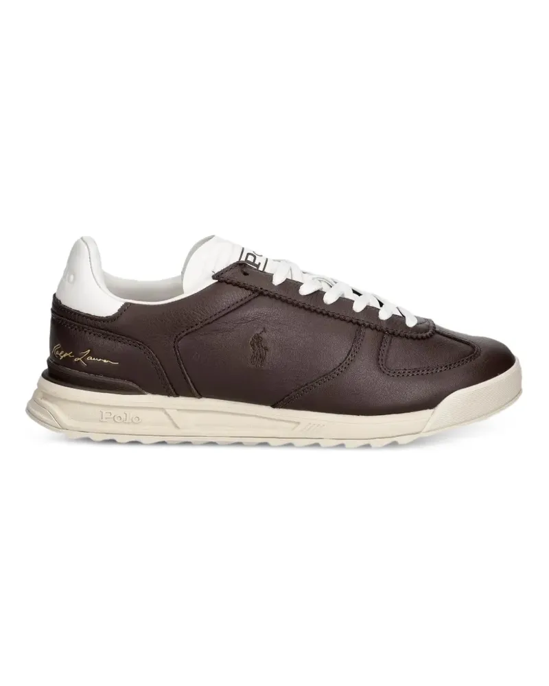 Ralph Lauren Varick Sneakers mit Logo - Braun Braun