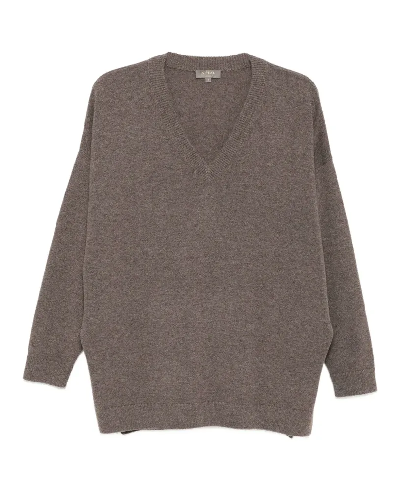 N.Peal Langer Pullover - Braun Braun