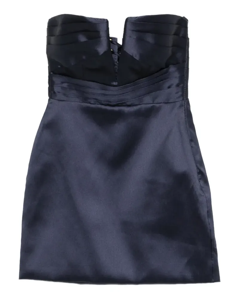Elisabetta Franchi Trägerloses Midikleid - Blau Blau