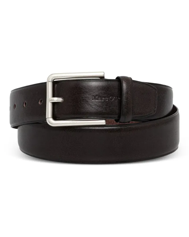 Marc O'Polo buckle-fastening leather belt - Braun Braun