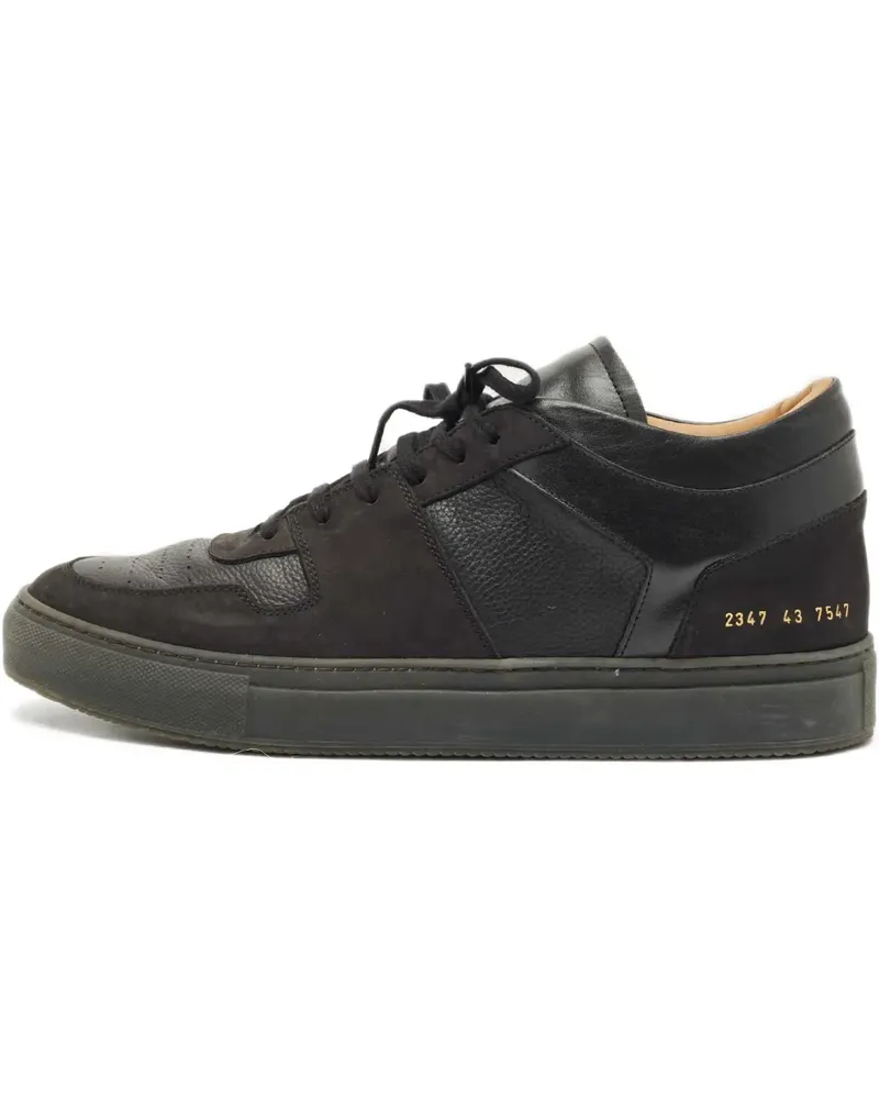 Common Projects leather high-top sneakers - Schwarz Schwarz