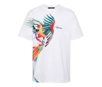 T-Shirt mit Papagei-Print