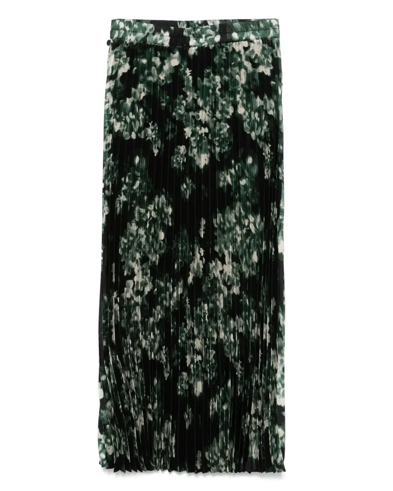 Scotch&Soda Plissierter Midirock - Grün Grün