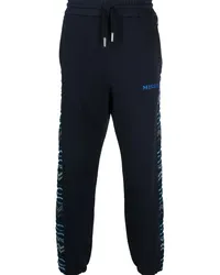 Missoni Jogginghose mit Zickzackstreifen Blau