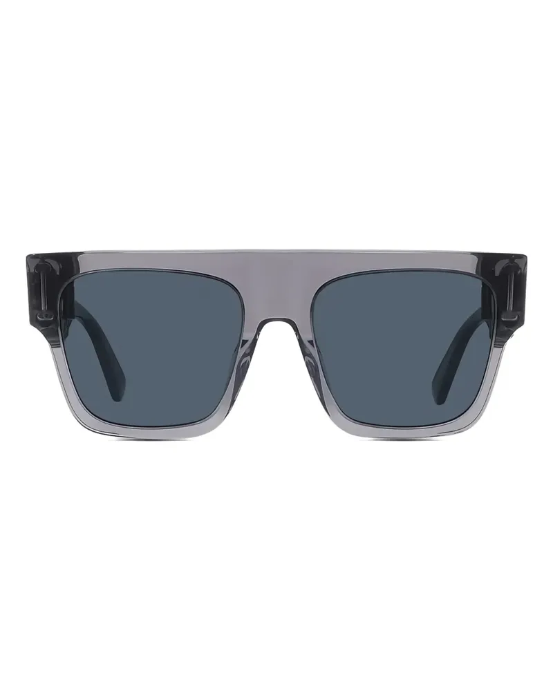 Stella McCartney Vollrand-Sonnenbrille mit Shield-Gestell - Grau Grau