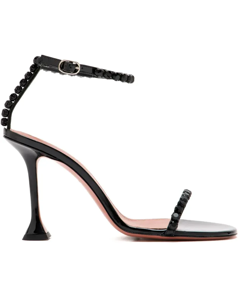 Amina Muaddi Gigi crystal-embellished sandals - Schwarz Schwarz