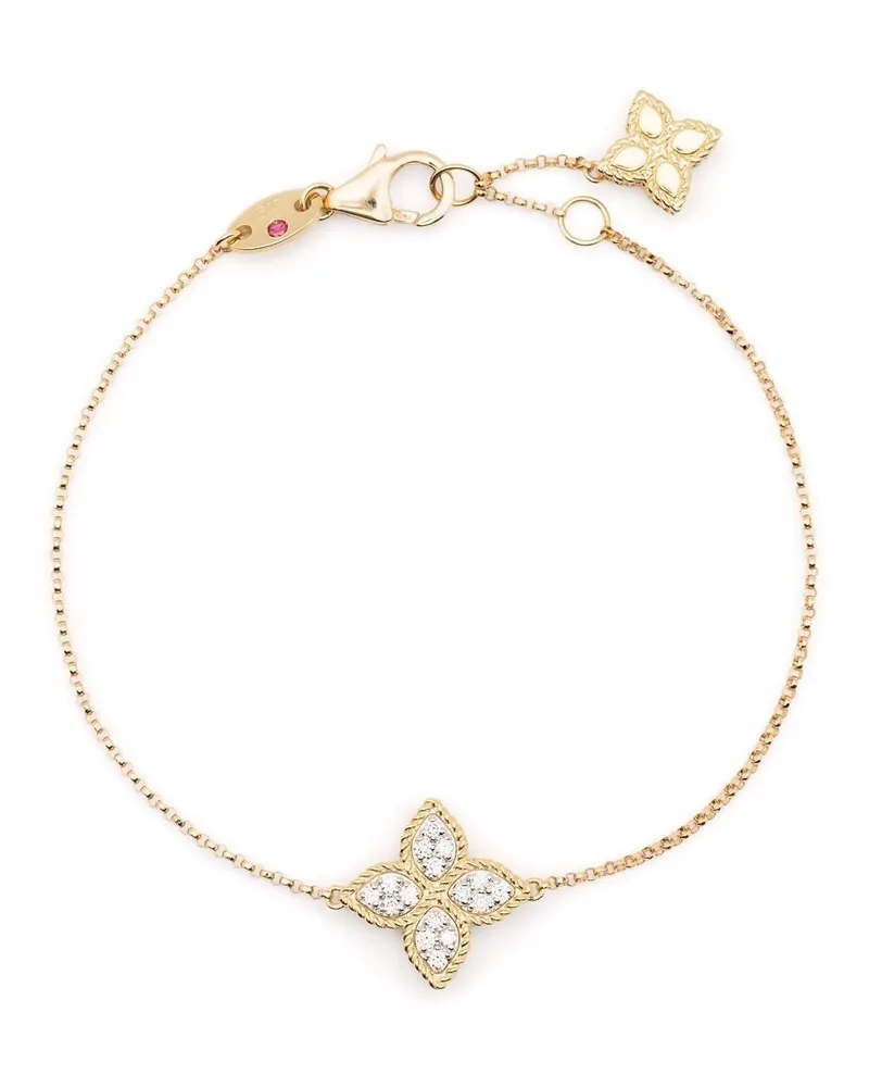 Roberto Coin 18kt Gelbgoldarmband mit Diamanten Gold