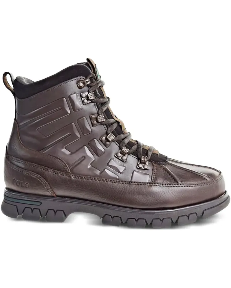 Ralph Lauren Chelsea-Boots mit Schnürung - Braun Braun