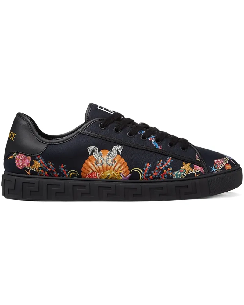 Versace Coral Theatre Greca Sneakers - Blau Blau