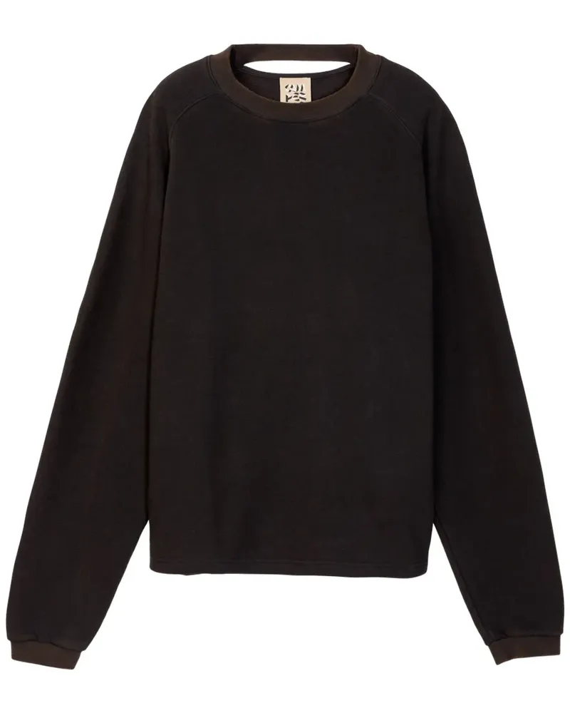Camper Sweatshirt mit rundem Ausschnitt - Schwarz Schwarz