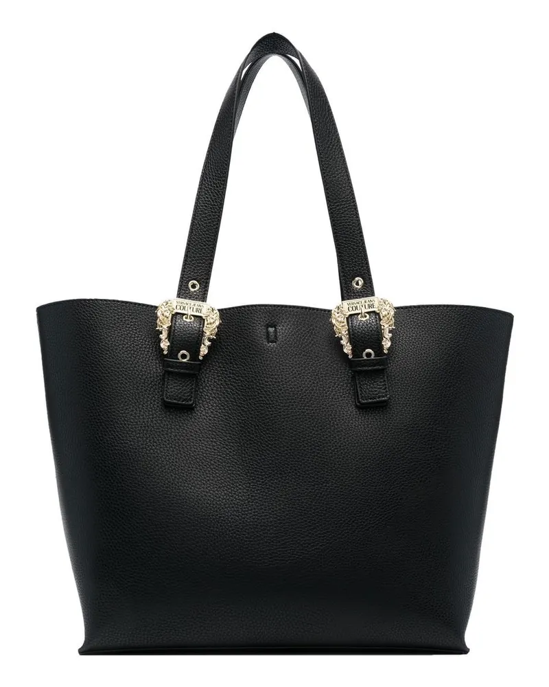 Versace Jeans Handtasche mit Schnalle - Schwarz Schwarz
