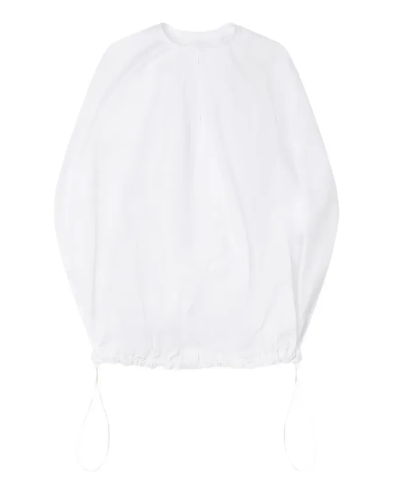 Comme des Garçons knot-detail drawstring blouse - Weiß Weiß