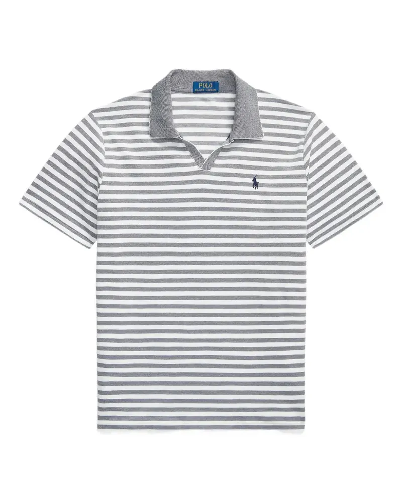 Ralph Lauren Gestreiftes Poloshirt - Grau Grau