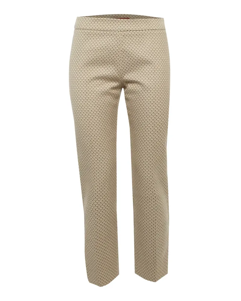 Max Mara jacquard slim-fit trousers - Nude Nude