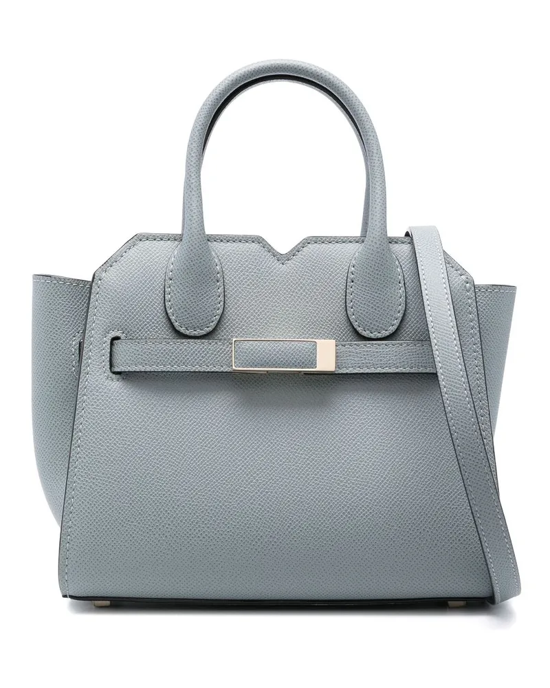 Valextra Mini Milano Tote Bag - Blau Blau