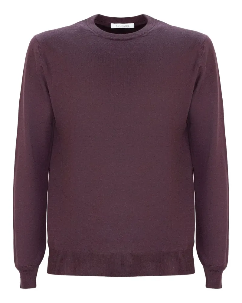 Cruciani crew-neck wool sweater - Violett Violett