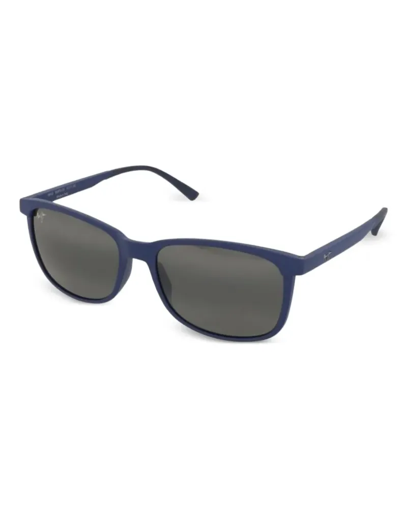Maui Jim Hulili Sonnenbrille mit eckigem Gestell - Blau Blau