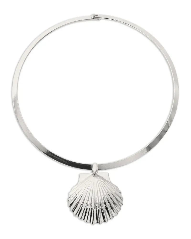 Jennifer Behr Dune shell-pendant necklace - Silber Silber