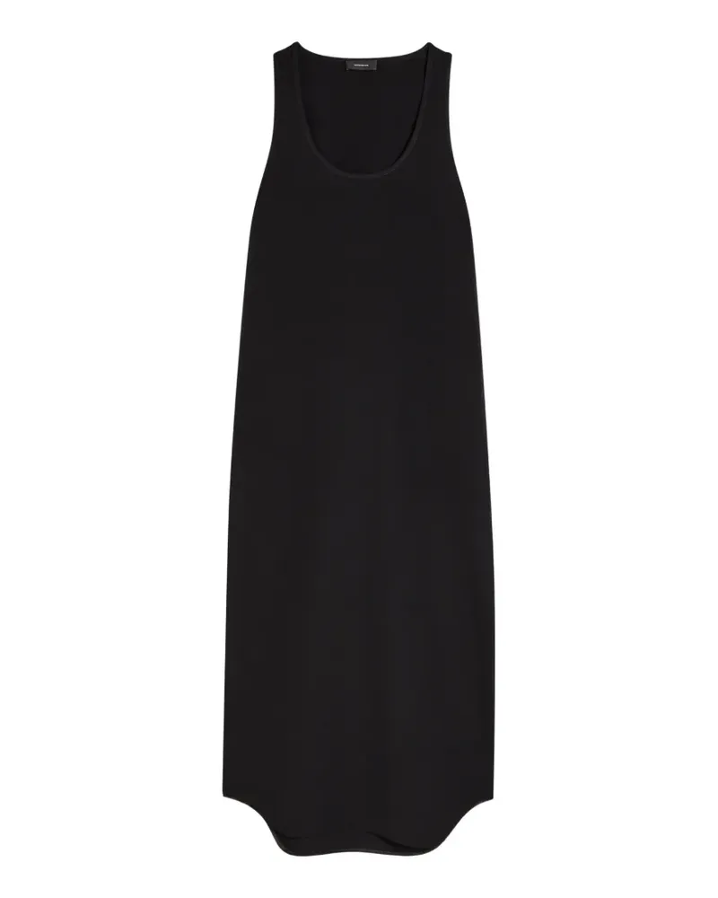WARDROBE.NYC sleeveless midi dress - Schwarz Schwarz