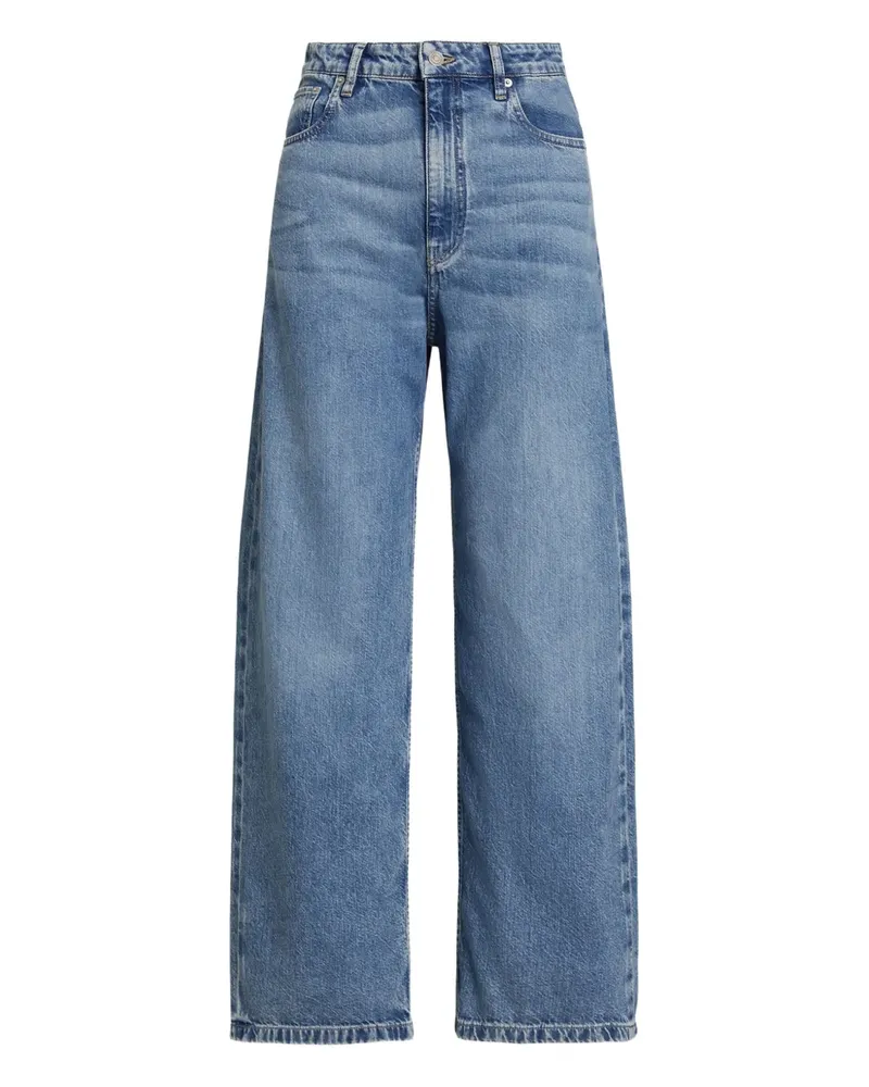 Ralph Lauren high-waisted wide-leg jeans - Blau Blau