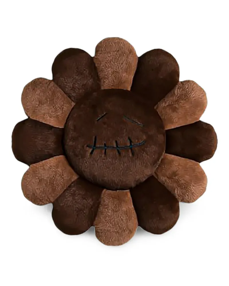 Travis Scott x Takashi Murakam flower-shape cushion - Braun Braun